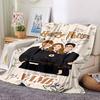 Custom Name "Magic School Adventure" blanket for Couch & Bed, Plush Cozy Fuzzy Blanket Super Soft & Warm Blankets for Fall and Winter. 090885