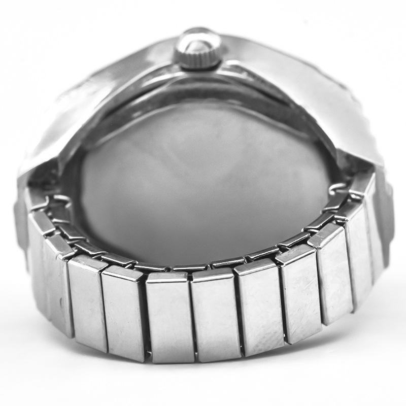 Montre Bague Rétro Terreuse Disco Quartz - Unisexe Adorable Design Diamants Entiers