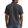 Men's Shirt Short Sleeve Stand Collar Summer Casual Beach Hippie T-Shirts