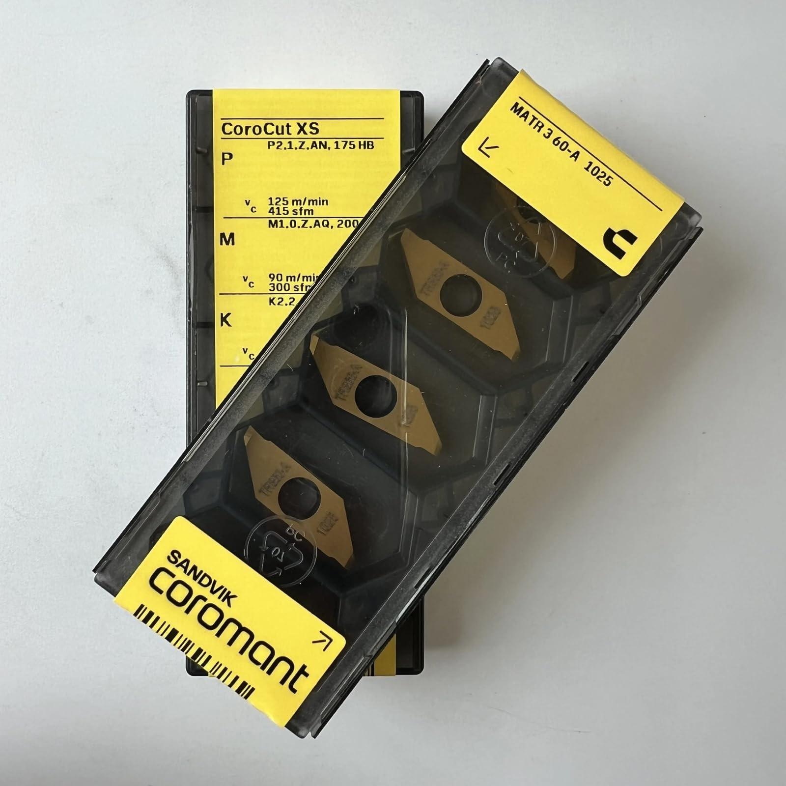 

Original Sandvik / MATR360-A 1025 / CNC lathe carbide blade 10 Pcs