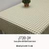 Plaid Cotton Linen Tablecloth, Throw Pillow, Cushion, and Pillowcase Fabric