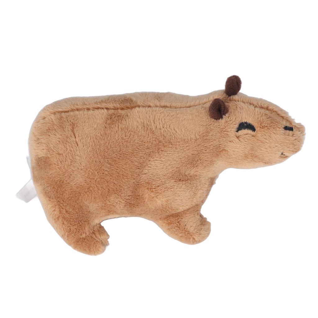 Capybara Stuffed Animal Doll Cute Soft Realistic Cartoon Capybara Rodent Plush Toy for Children"s