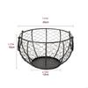Kitchen Storage Metal Wire Egg Basket Farm Chicken Cover Egg Holder Nordic Fruit Container X3UC