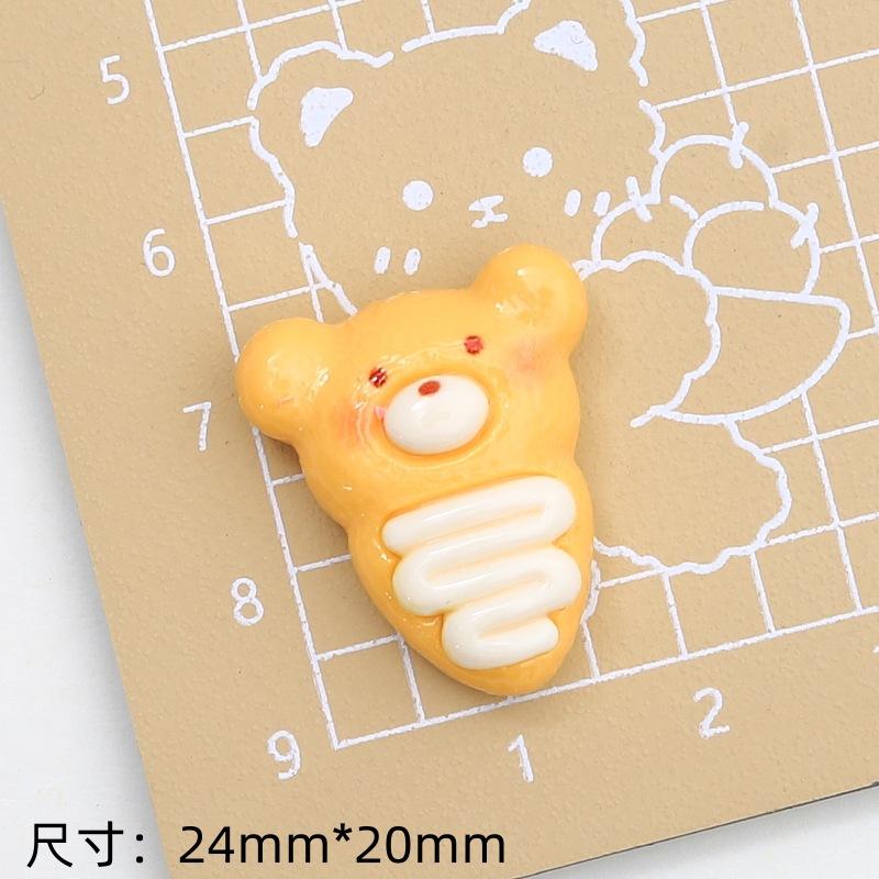 5 Stück Glänzende Katzenkekse Serie Harz Flache Rückseite Cabochons Exquisit für Haarspange DIY Schmuck Basteln Dekoration Trend Zubehör