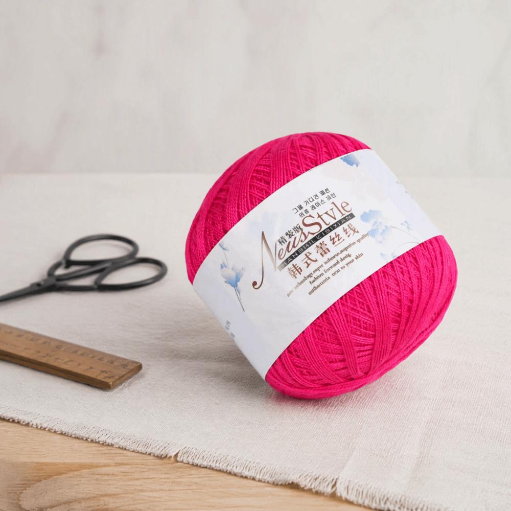 2pcs Size 10 Crochet Thread Thin Line Lace Thread Yarn Popular Cotton Thread For Knitting