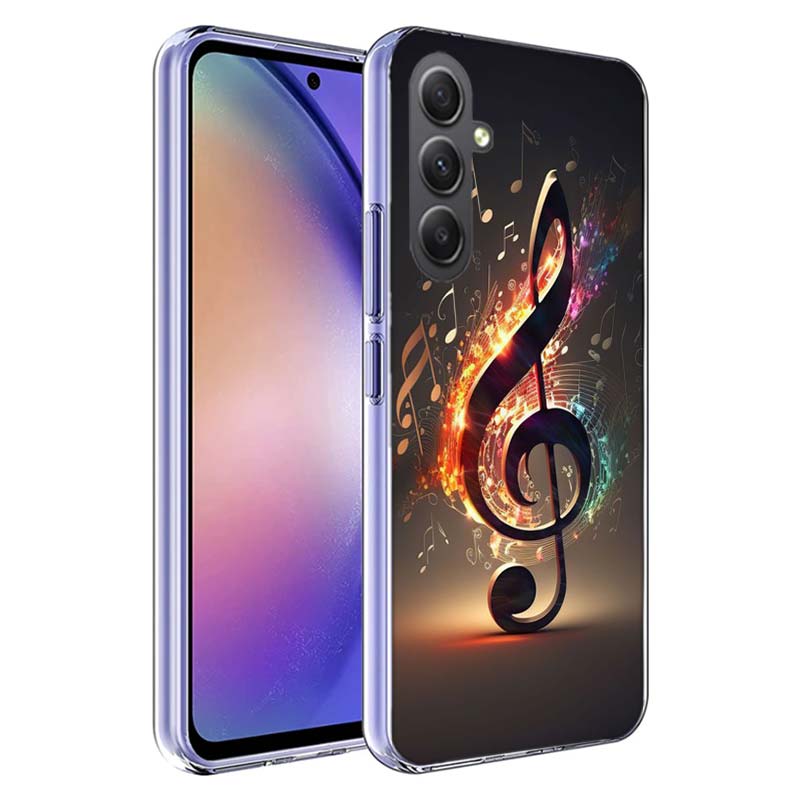 Klaviertasten Musikalische Handyhülle Für Samsung A70 A50S A40 A30 A20E A16 A26 A36 A56 A17 Galaxy Note 20 10 9 8 A71 A51 A41 A31 A21S A