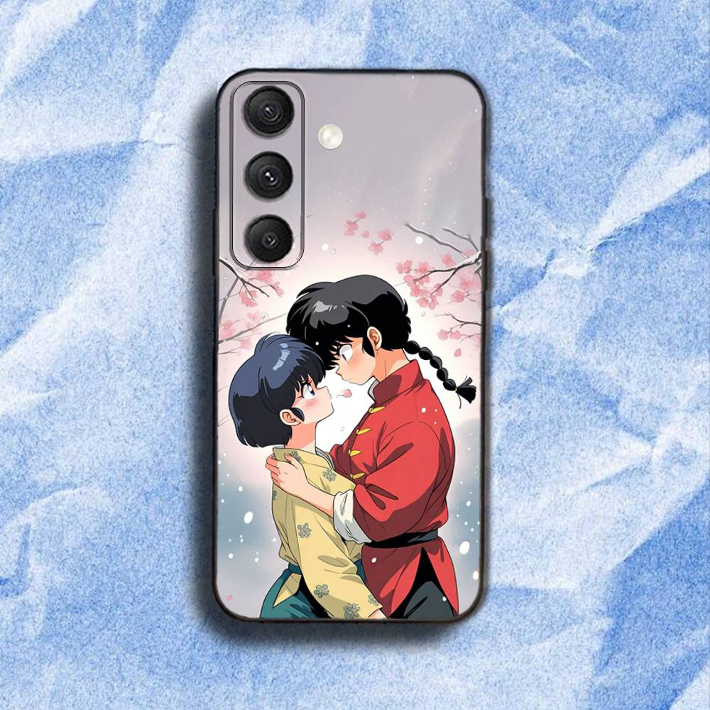COOL Ranma 1 2 Phone Case For Samsung S 25,24,23,22,30,21,10,9,Ultra,Plus,Lite,FE,4,5G Black Soft Case