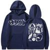 Raper Mf Doom Madvillain Metal Face Graphic Print Hoodie Mężczyźni Kobiety Hip Hop Moda Bluza Męska Polar Duże Bluzy z Kapturem