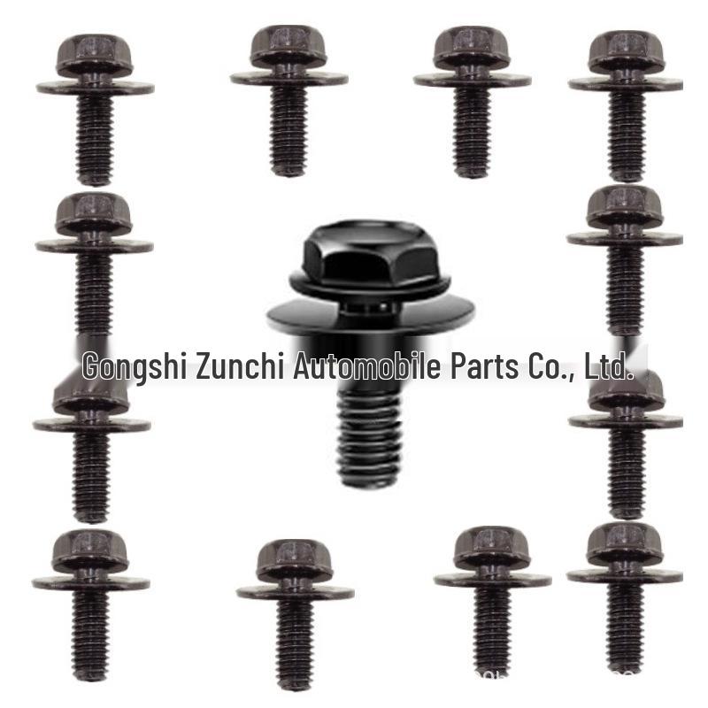 Mazda Front Bumper Radiator Bracket M6 Nut Clip