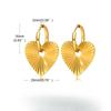 European and American star flower earrings, women's gold love earrings jewelry