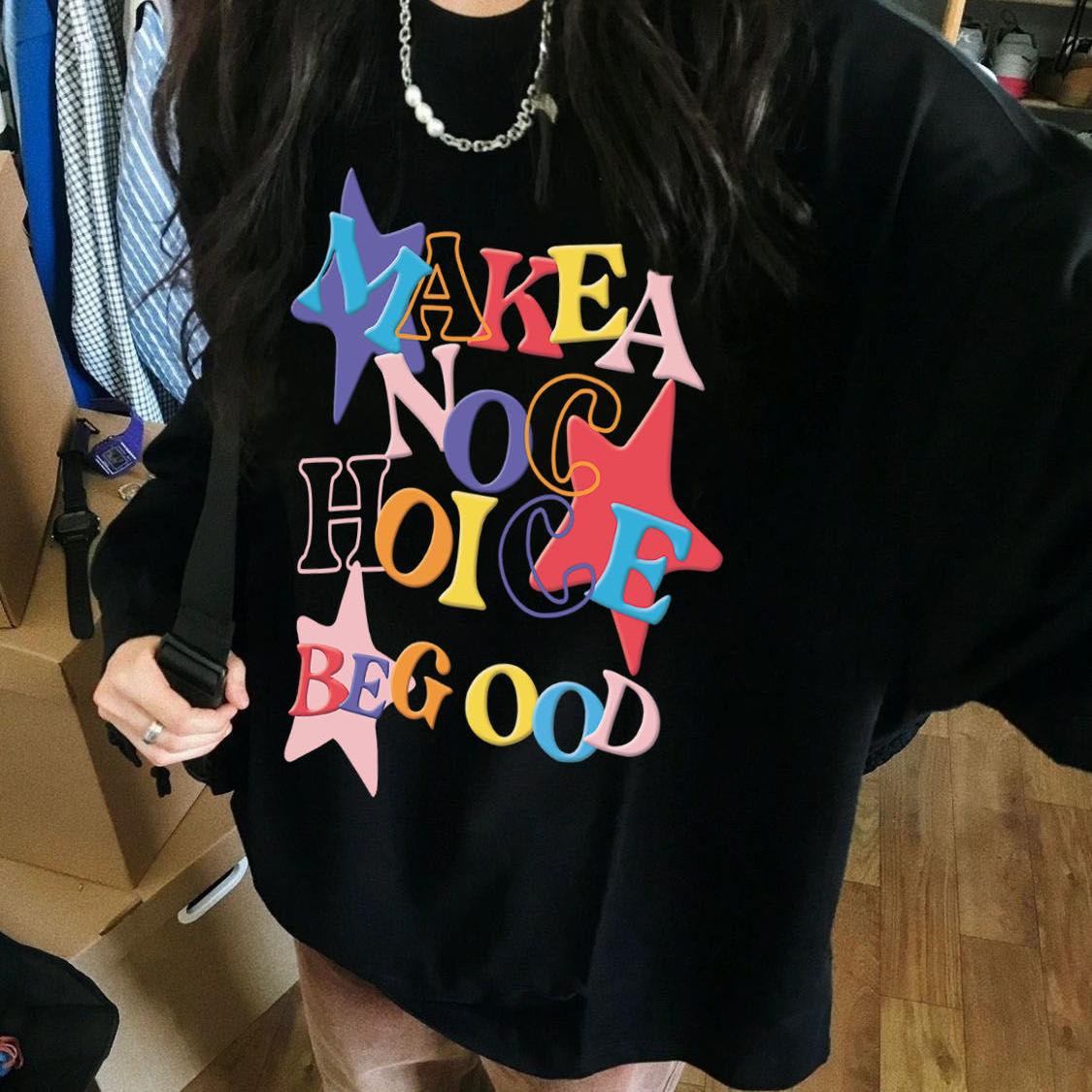 

VAYLA Женская футболка с коротким рукавом оверсайз Футболка Офсетная печать Буква Хлопковая футболка Спортивная Мужская одежда Camisetas Y2k Топы Уличная одежда XXL чёрный