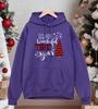 Creative Christmas Time Tree Pattern Hoodies Men All-Match Pocket Streetwear Fashion Loose Hoody Fleece Autumn Pullovers