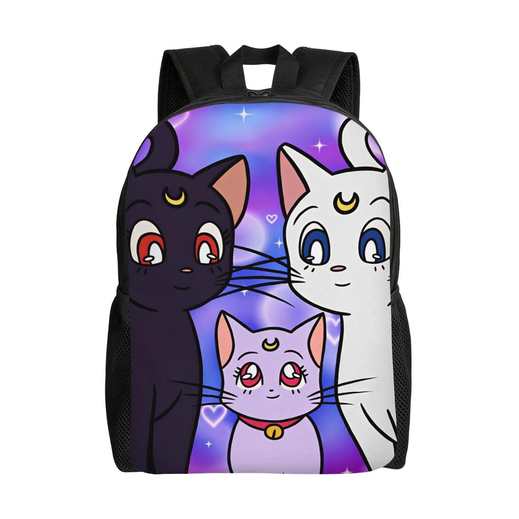 Sailors Moon Backpack Outdoor Backpacks Girl Custom Soft High School Bags Stylish Rucksack
