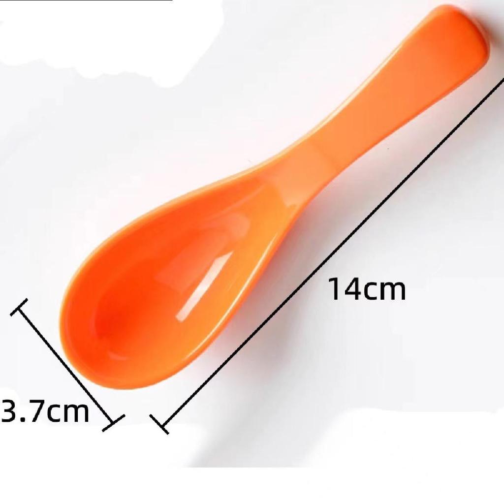 Heat-resistant Shatterproof Melamine Kung Fu Spoon - Restaurant-Grade Tableware