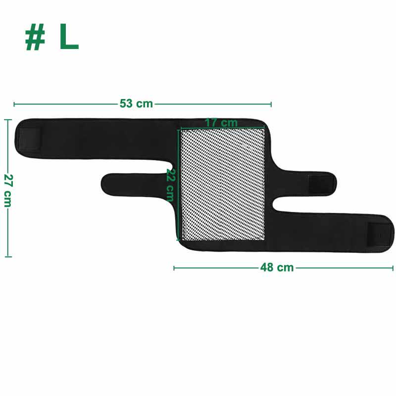 

1 Pair Byepain Tourmaline Self -Heating Kneepad Magnetic Therapy Knee Support Tourmaline Knee Brace Belt Knee Massager