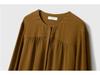 2024 Spring Heavyweight 23 Momme Long-Sleeved Round Neck Top - 100% Mulberry Silk Crepe