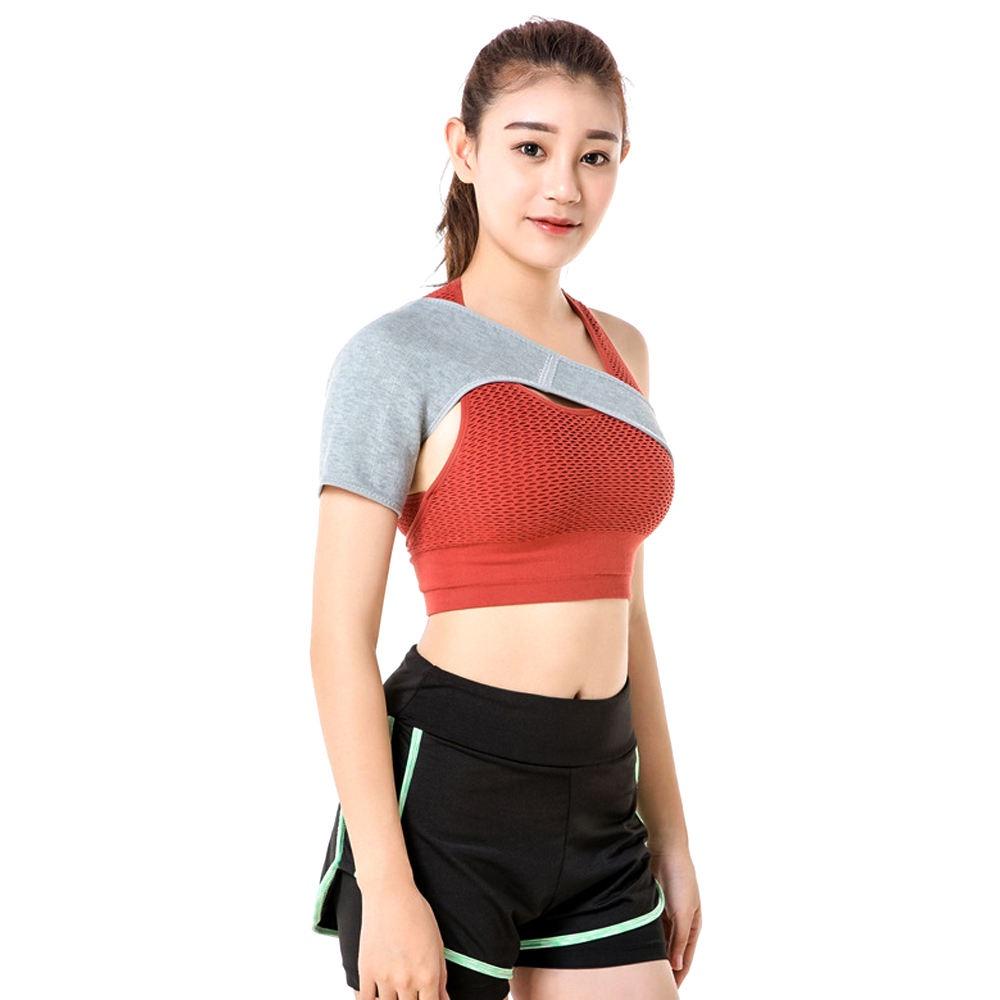 1Pcs Bamboo Charcoal Shoulder Brace,Left Right Arm Injury Prevention Stabilizer Sleeve Wrap- Immobilizer for Dislocated AC Joint