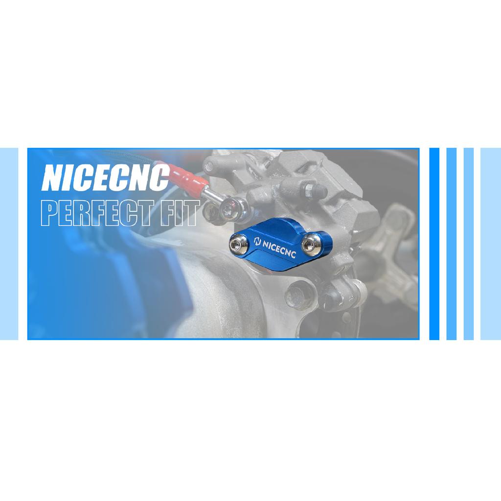NICECNC For Yamaha Raptor 700 YFM700 2015-2026 ATV Parking Brake Block Off Plate For YFM700R 2011-2026 2009 YFM700RSE Aluminum Throttles 2