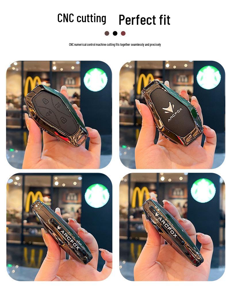 Compatible Key Case for BAIC ARCFOX Alpha S5, ARCFOX S5/S6/T Forest Edition, T5/T6, Koala S Car Models