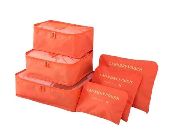 6 шт. Дорожная сумка для хранения, большая вместимость, багаж, сортировка одежды, органайзер, набор, сумка для чемодана, чехол, обувь, упаковка, кубическая сумка