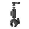 Heavy Duty Motorcycle Camera Clamp Double Ball Head Handlebar Mount Adjustable Angle Bike Mount For Adventure Filming