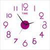 Acrylic 3D Oversized Creative Wall Clock Art Clock Silent Clock Digital DIY Wall Clock