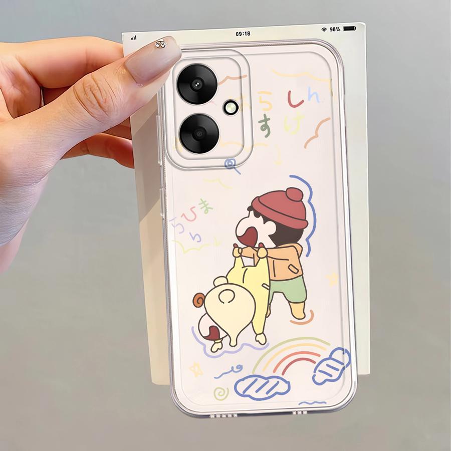 Case for Xiaomi Mi 11 Lite 11T Pro Soft Phone Cover Cartoon Himawari Shin