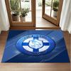 Sheffield Wednesday Design Crystal Velvet Rug Soft Decorative Mat for Bedroom Entrance