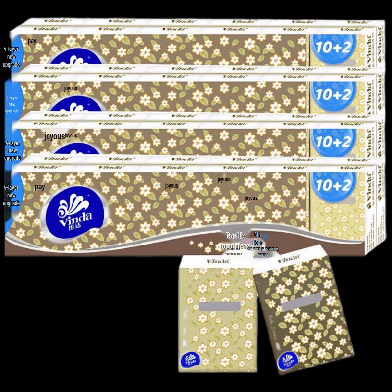 Vinda 4-Ply Ultra Strong Pocket Tissues