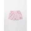 High Waist Embroidered Striped Loose Casual Shorts Women's 100% Cotton Fashion Korean Style Straight Leg Pants Single Wear Summer Shorts