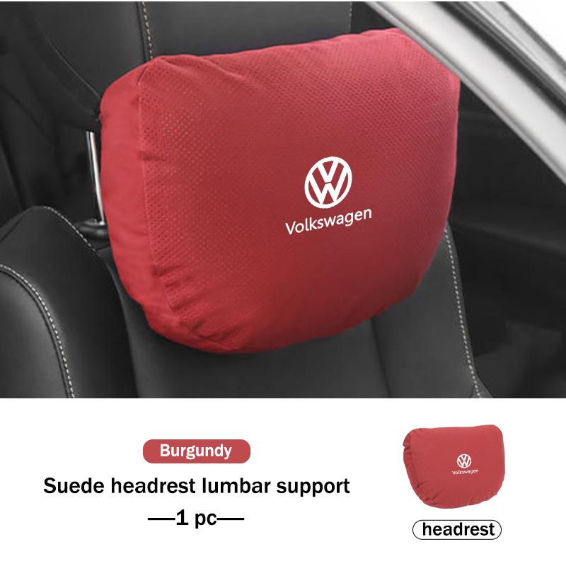 For Volkswagen VW Car Seat Headrest Durable Comfort EE32 Neck Support Non Slip Pillow Scirocco Passat Polo B5 B6 B7 CC Tiguan Sharan