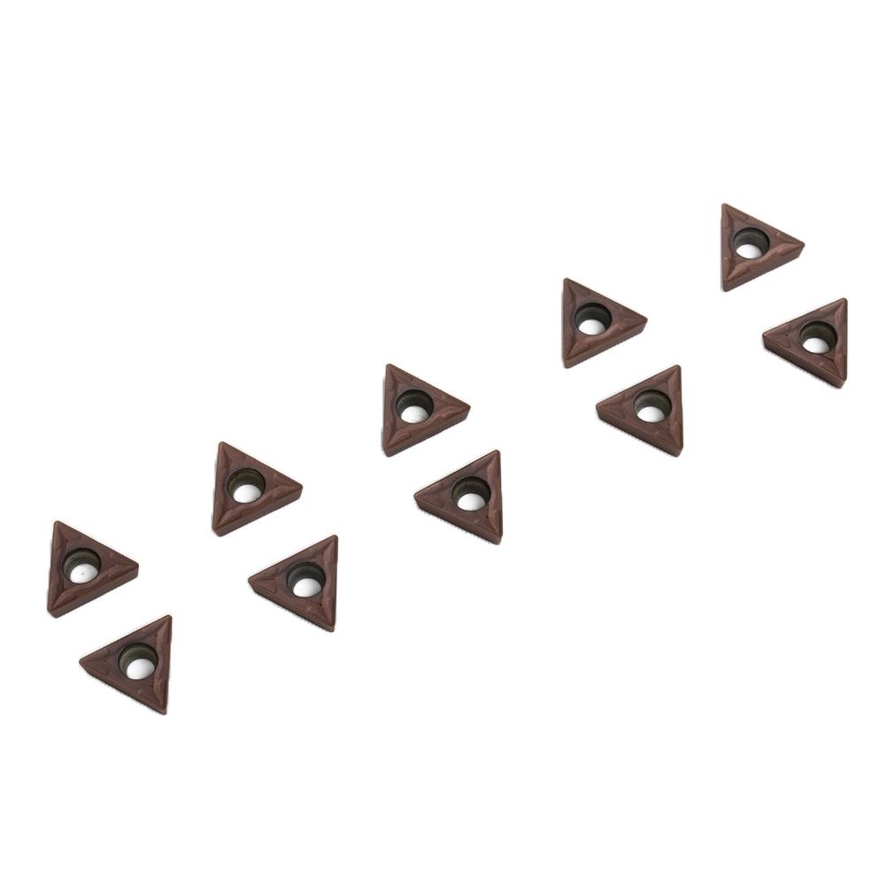 Tool Carbide Inserts Triangular Turning 10pcs CNC Cutter