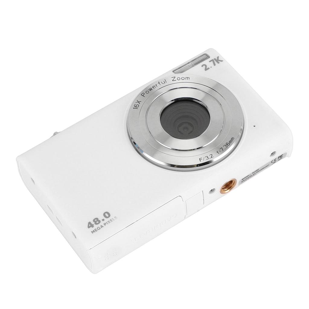 Digital Camera 2.7K 48MP Portable Vintage   Camera Auto  Camera with 2.8inch   Screen for Students Adults Girls