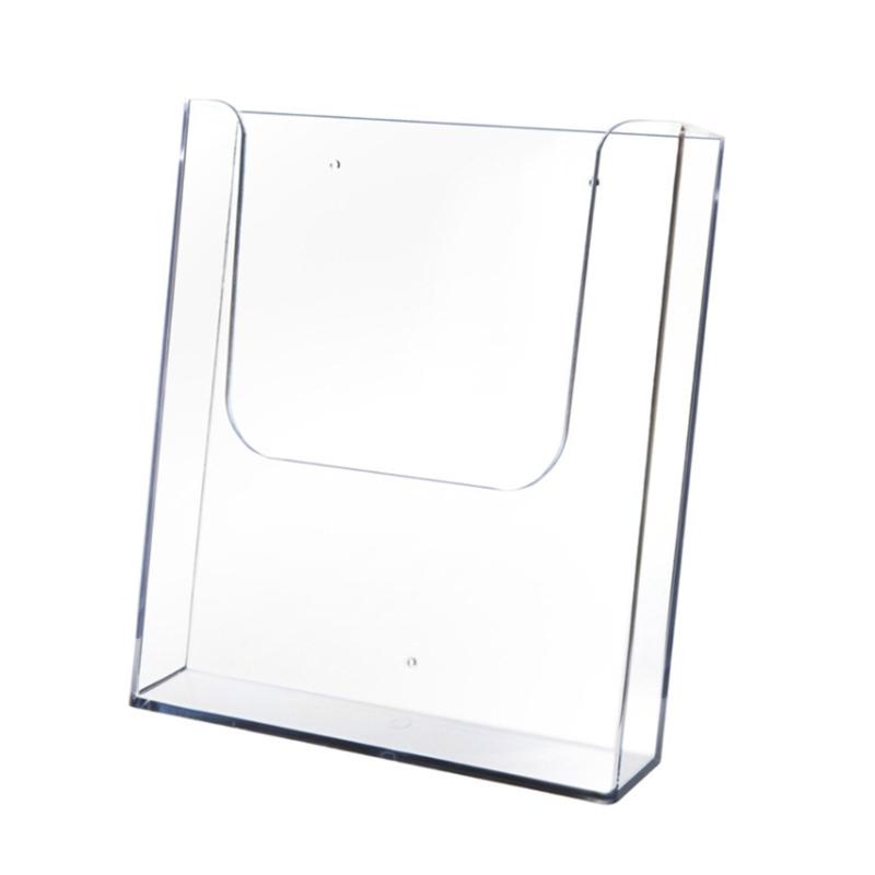 Space Saving Wall Hanging File Display Rack Clear Acrylic Wall Mounted Document Organiser For Office School Supplies 1