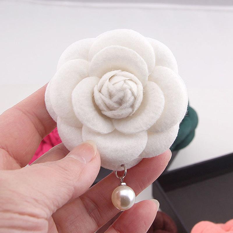 2 Stück Kamelien Blumenbroschen - Vintage Strass Broschen Mit Kristall Für Hochzeiten & Besondere Anlässe