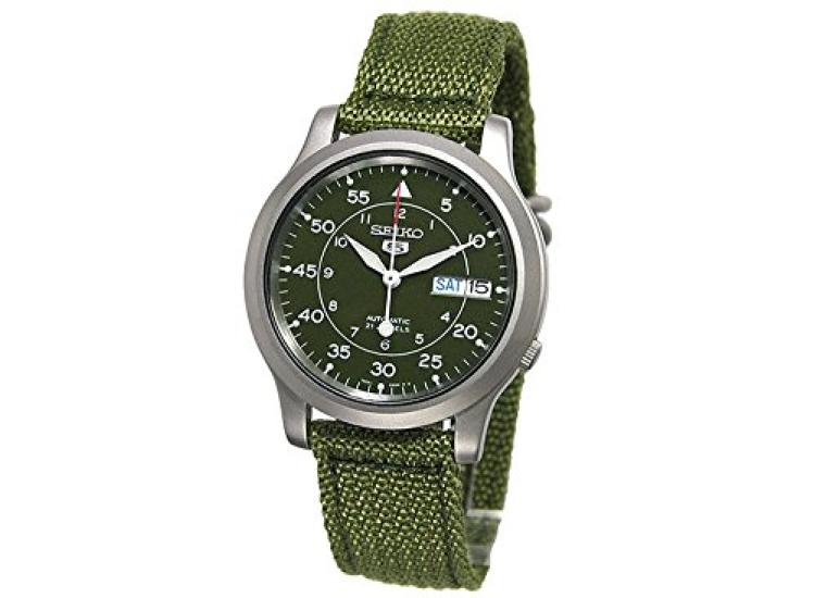 5 SNK805K2 and Seiko 5 Genuine Military Metal Belt Set of 2 [Set Product] [Seiko Import] [Reverse Import]
