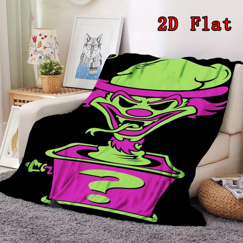 Insane Clown Posse 2D Flat Pattern Flannel Blanket High quality All Seasons Warmth and Comfort Perfect for Christmas Gifts.SMT0917090