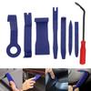 8PCS Car Trim Removal Tool Kit Blue with Red Screwdriver Door Window Clip Fastener Remover Install