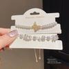 Butterfly Jewelry Bracelet With Zircon And Simulated Pearl For Women Gift Giving