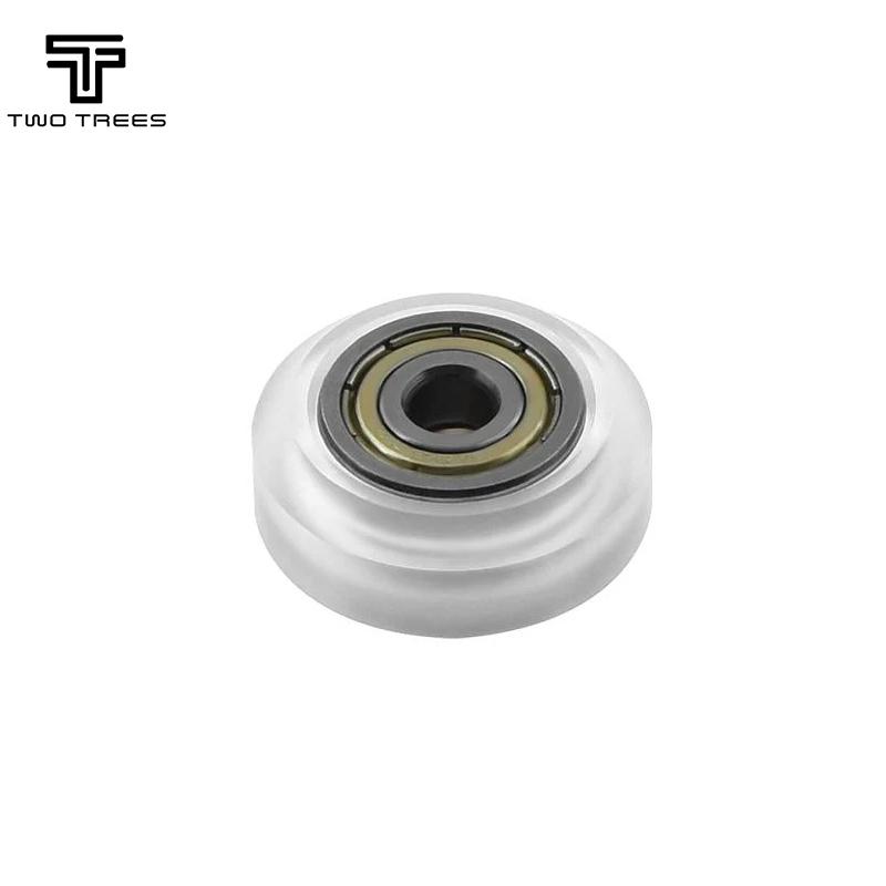 

TWO TREES 10 шт., колеса с ЧПУ, пластиковые POM, маленькие и большие пассивные круглые колеса, колесо Perlin и V-образный тип для деталей 3d-принтера C-Beam с V-образным пазом