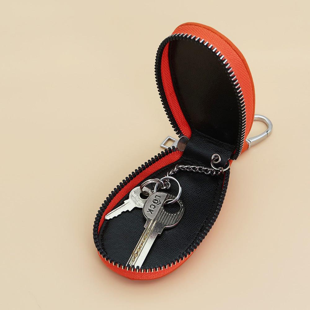 Männer PU Leder Schlüssel Tasche Multifunktionale Tragbare Schlüssel Lagerung Tasche Frauen Lamm Muster Schlüssel Beutel Keychain Organizer Brieftasche Tasche