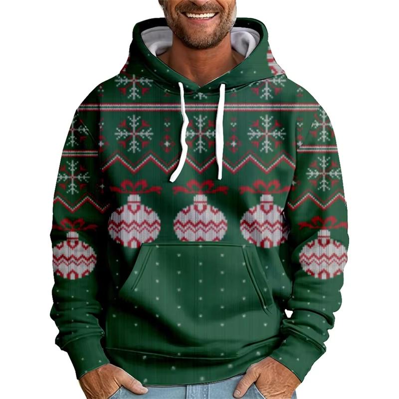Merry Christmas 3D Printing Men Hoodies Funny Reindeer Graphic Hooded Sweatshirts Women Santa Claus Pullovers Clothing