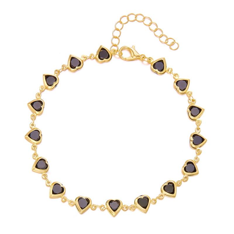 

Fashion Red Crystal Heart Chain Anklet for Women Vintage Bohemia Cherry Foot Leg Ankle Chain Girls Beach Sandals Jewelry Gifts