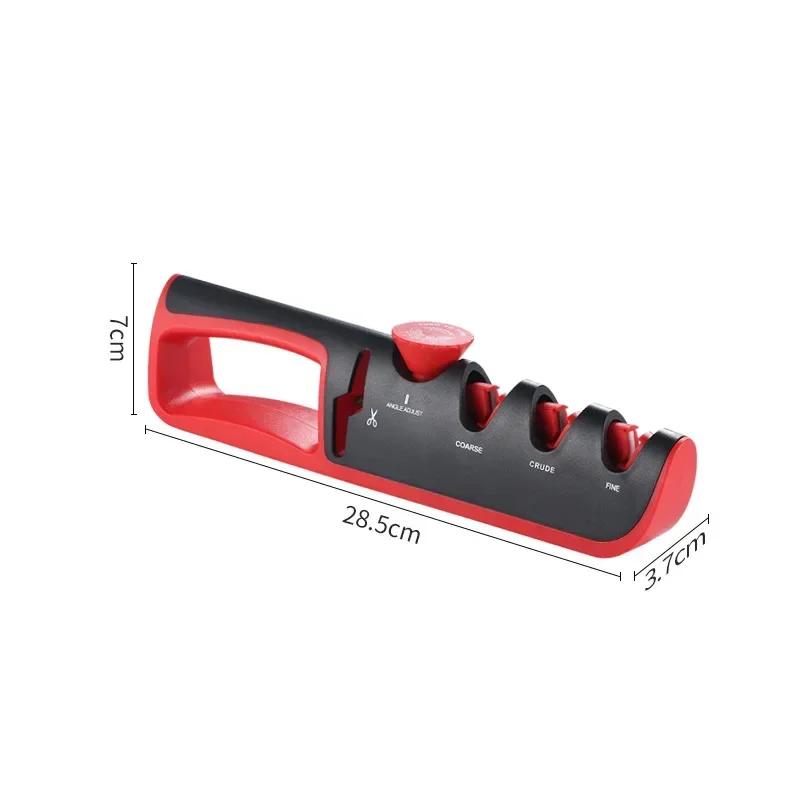 One piece set of high-precision four in one knife sharpener, diamond knife sharpener, multifunctional fast knife sharpener
