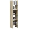 VidaXL Bibliothèque Chêne sonoma 40x35x180 cm Bois d’ingénierie 803401