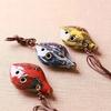 1pc Ancient Chinese Style Ocarina, Six-hole Handmade Ocarina Instrument, Pleasant Sound, with Lanyard, Like A Leaf
