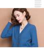 2023 Stylish Knitted Cardigan: Spring & Autumn Outerwear for Middle-aged Women