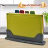 Thickened PP Anti-Mold Cutting Board Set - Household Kitchen Chopping Boards for Vegetables, Fruits, Raw & Cooked Foods.