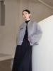 2025 Chinese Style Double-Sided Wool Coat for Women - Short, Elegant, Modern Design for Petite Frames