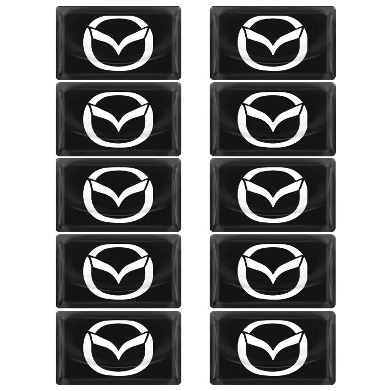 

Car Sticker Steering Wheel 3D Car Decoration Interior Decal For Mazda 3 6 CX5 2 CX3 CX9 MX5 RX8 Axela Demio Atenza Accessories